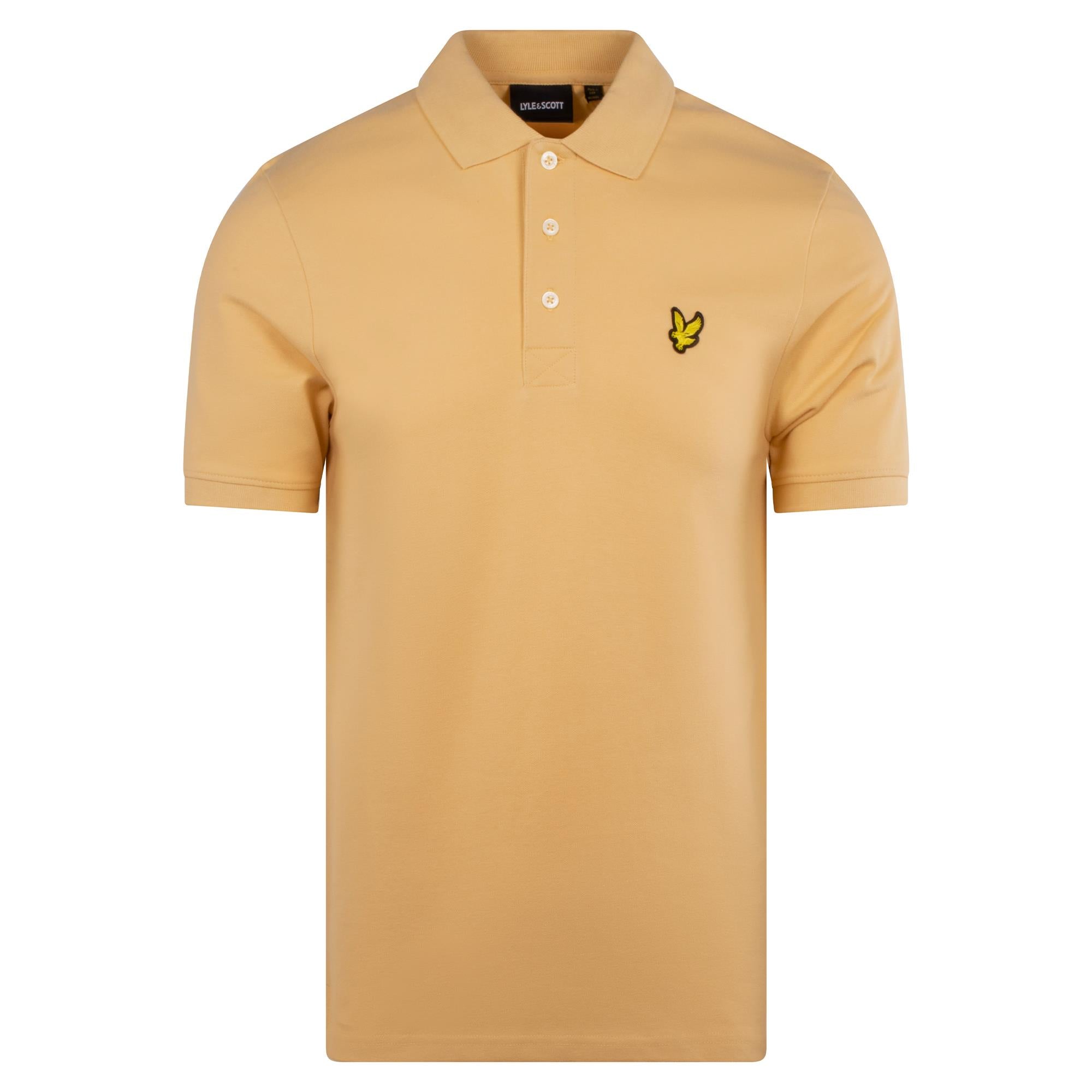 Lyle & Scott Plain Mens Polo Shirt Sherbet